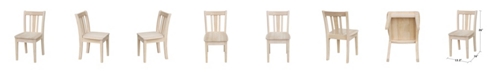 International Concepts San Remo Juvenile Chairs, Set of 2